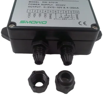 RW-ST01A Yük Hücresi / Gerinim Ölçer Amplifikatör Yük yük sensörü Amplifikatör Verici Gerinim Ga Çift Sinyal Çıkışı(0-5V / 10V & 4-20mA)