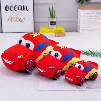 55cm Sıcak Disney Pixar Peluş Arabalar Yastık Çocuk Oyuncakları Yıldırım Mcqueen Modeli Sevimli Karikatür Çocuklar İçin En İyi Hediyeler Bebek Yastıklar Oyuncak