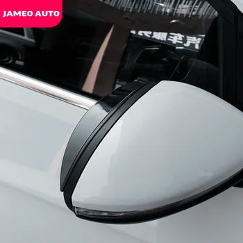 Jameo Oto Araba Dikiz Yağmur Kaş Koruyucu Kapak Yan Kapı Ayna Visor Kalkanı Volkswagen VW Golf 7 7.5 MK7 MK7. 5 Çıkartmalar