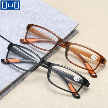 Unisex Qutzzmnd Ultra hafif okuma gözlüğü Esnek Gözlük Büyüteç + 1.00~ + 4.0 Diyoptri Yaşlılar Gözlük Göz Aşınma Aksesuarı