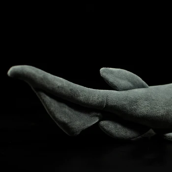 52 cm Uzun Gerçekçi Fırfırlı Köpekbalığı Doldurulmuş Oyuncaklar Süper Yumuşak Gerçekçi Deniz Hayvanları Köpekbalıkları peluş oyuncak Çocuklar İçin