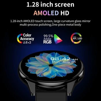 2022 Yeni Kadın akıllı saat Erkekler HD Renkli Ekran Tam dokunmatik Spor İzci Bluetooth Çağrı Akıllı Saat Bayanlar akıllı saat Kadın