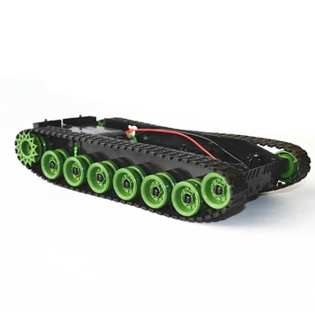 Tankı Paletli Şasi Robot Oyuncak Platformu DIY Modifikasyonu 3-8V Arduino Mikrodenetleyici İçin Akıllı Şok Emme