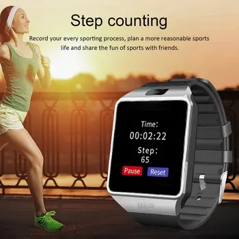 DZ09 Cevap Çağrı akıllı saatler Destek TF SIM Uyku Monitör Smartwatch Spor Izci Uzaktan Kumanda Kamera IOS Android İçin