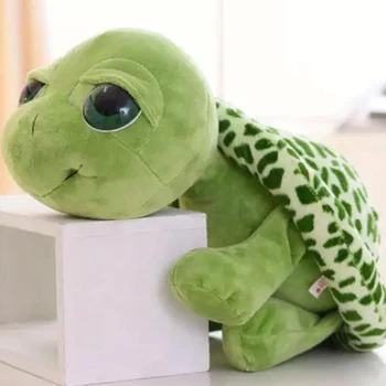Çocuklar Toys2021 Sıcak Satış Kawaii Büyük Gözler Kaplumbağa peluş oyuncak Güzel Yumuşak Küçük Deniz Kaplumbağaları Oyuncak Çocuklar İçin