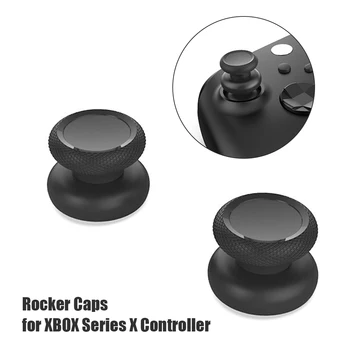 2 adet Başparmak Sapları Analog Çubuk Cap Joystick Yükseltilmiş Silikon Kapak Başparmak Sapları Uzatıcılar Kapaklar Xbox Serisi S X Denetleyici