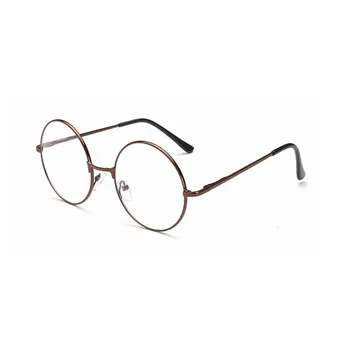 ıboode Metal Yuvarlak Çerçeve Miyopi Gözlük Vintage Erkekler Kadınlar Miyop Gözlük Optik Gözlük Diyoptri - 1.0 İla-4.0