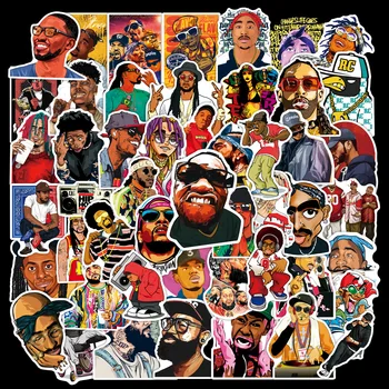 50 ADET Kişilik Eğilim Hip Hop Kaya Rap Rap Kral Graffiti Sticker Gitar Vücut Sticker Dizüstü Cep telefonu çıkartması