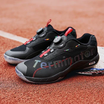 Yeni Erkek Badminton Ayakkabı Boyutu Artı 36-46 Profesyonel Badminton Sneakers Kadınlar Lüks Tenis Ayakkabıları Bayanlar Tenis Sneakers