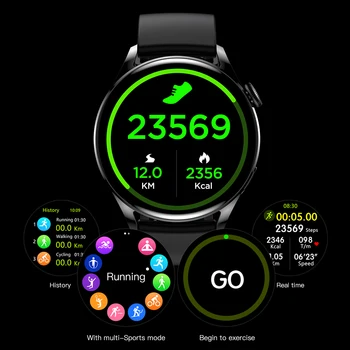 2022 GT3 IP68 Su Geçirmez Smartwatch Erkekler Kadınlar İçin Bluetooth Çağrı Müzik Çalma Kalp Hızı Uyku monitörlü bileklik HW3 akıllı saat