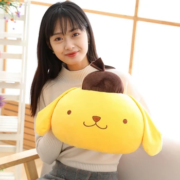 Sanrio Anime Kawaii Benim Melody Cinnamoroll Yastık Bebek Kawaii Karikatür Hayvan peluş oyuncak Yatak kanepe yastığı Kız Hediye