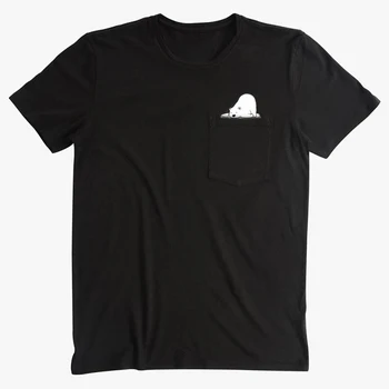 Pamuk Cep T-Shirt Yaz Dünyayı Kurtarmak için Kaplumbağa baskılı tişört Erkekler Kadınlar için Gömlek Komik Üstleri Karikatürler Pamuk Siyah Tees