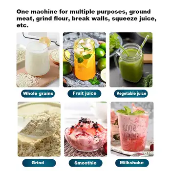 2.5 l Mutfak Blender Kırma Makinesi Profesyonel Ticari Mikser Sıkacağı 32000rpm Hız Değirmeni Buz Smoothies Kahve Makinesi