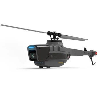 C128 4CH Tek Pervane Kanatçık Az Helikopter Mini Siyah Arı Tek Pervane 1080 P HD Kanatçık Az Hava Fotoğrafçılığı İHA
