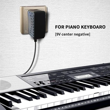 Gonine 9 V 0.5 A AC Güç Adaptörü Casio piyano klavyesi Tuner / Patron Gitar Efektleri Pedal / Zoom / Aynen Yedek Trafo