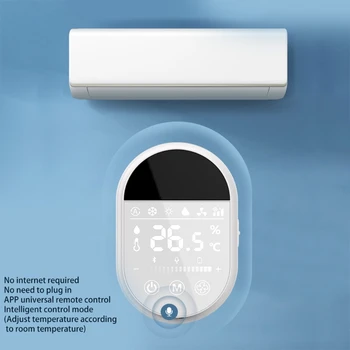 Akıllı Ev Klima Sistemi, Sıcaklık ve Nem Kontrol Ekranı.Tek tuşla Uzaktan Kumanda uygulaması Bağlantısı