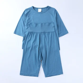 / Set Modal Yürüyor Çocuk Gecelik Çocuk Kız Erkek Bebek Rahat Pijama Gecelik Ev Yüksek Bel Sıcak Pijama Setleri