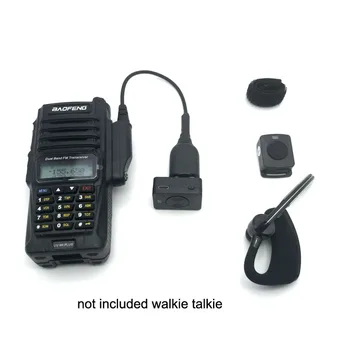 Kablosuz K-Kafa Bluetooth PTT Mıc Kulaklık Değişim Kablosu Adaptörü Baofeng UV-5R BF-9700 A-58 UV-XR GT-3WP UV-9R Artı Radyo