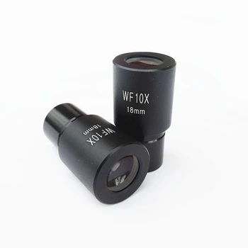 2 ADET WF10X Widefield Mercek Biyolojik Mikroskop Optik Lens Mercek Geniş Açı 23.2 mm Montaj Boyutu