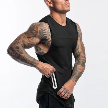 Örgü Tankı Üstleri Erkekler Yaz Marka Spor Yelek Erkekler Spor Kolsuz Gömlek Spor Vücut Geliştirme Erkek egzersiz kıyafeti