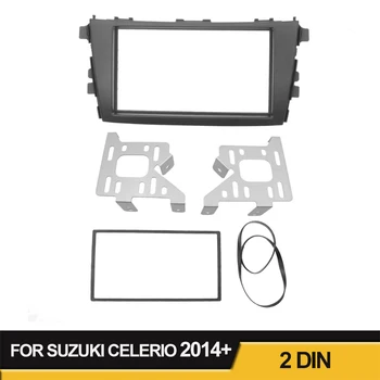 2 Din Araba Radyo Paneli Fasya Suzuki Celerio + DVD Stereo Çerçeve Plaka Adaptörü Montaj Dash Kurulum Çerçeve Trim Kiti