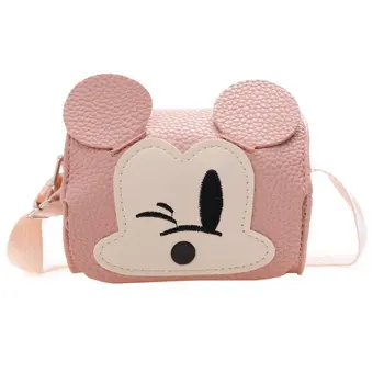 Disney mickey mouse Çocuk çantaları kız postacı çantası prenses moda bebek omuz çantaları mini sevimli erkek ve kız sırt çantaları