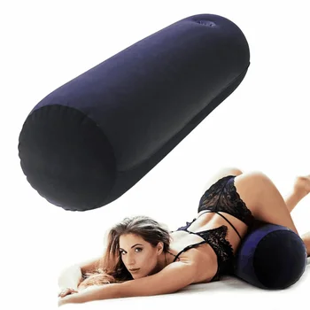 Seks Oyuncak Şişme Montaj Bolster Rulo Yoga Yastık Uzun Yuvarlak Yastık yardım Çiftler için Derin Destekleyici Taşınabilir Yetişkin Oyuncaklar