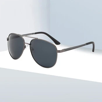 Erkekler Klasik Pilot Güneş Gözlüğü Polarize Marka Tasarımcısı Metal Çerçeve erkek güneş gözlüğü UV400 Vintage Sürüş Gözlük