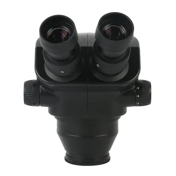 7-45X 7X-50X Büyük Boy Metal Standı Stereo Binoküler Mikroskop + 0.5 X 2X 1X Yardımcı Objektif Lens LABORATUVAR Telefonu PCB Lehimleme