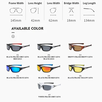 2021 Erkekler Polarize Güneş Gözlüğü Vintage Seyahat Balıkçılık Gözlük güneş gözlüğü Erkek Spor Sürüş Shades UV400 Gözlük Gafas de sol
