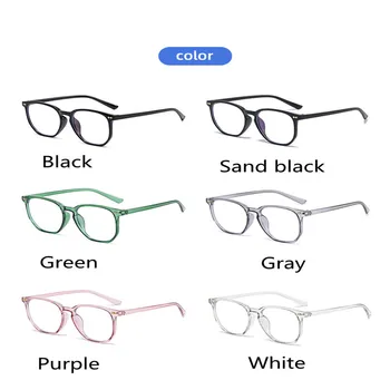 2022 Yeni Moda Kadınlar Anti-Mavi ışık Gözlük Retro Miyopi Erkek Gözlük Çerçevesi Trend Optik Bilgisayar Evrensel Gözlük