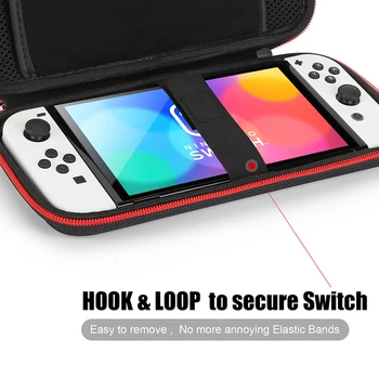 HAIFVA Nintendo Anahtarı için Taşıma Çantası OLED EVA Sert Kılıfı Koruyucu Çanta Depolama Kapak NS Anahtarı OLED Konsolu Aksesuarları