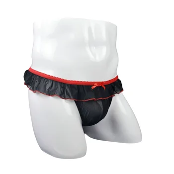 Sexy men underwear Briefs lace gauze transparent men's underpants трусы мужские ZJH139S