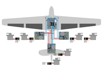 MATEK SERVO PDB BEC 5.5 - 36V İÇİN 5-8. 2 V RC Uçak Sabit Kanatlı DIY Parçaları