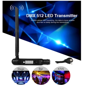 Miboxer FUTD01 2.4 G Kablosuz Alıcı Adaptörü DMX512 LED Verici disko ledi Sahne Efekti ışıkları RGB + CCT Şerit Denetleyici
