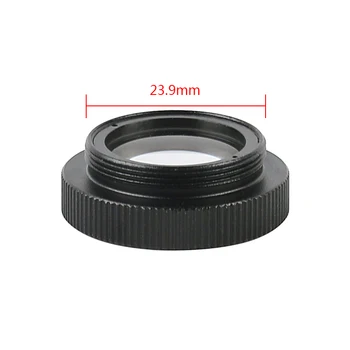 0.5 X 0.75 X 1X 1.5 X 2.0 X Barlow Yardımcı Lens İçin 180X 300X Zoom C Montaj Hassas Paralel Optik Objektif Cam