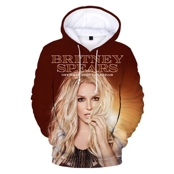 2021 Hoodie Britney Spears 3D Hoodies Erkek Kız Moda Casual Tops büyük beden kazak Erkek / kadın Streetwear kapüşonlu eşofman üstü