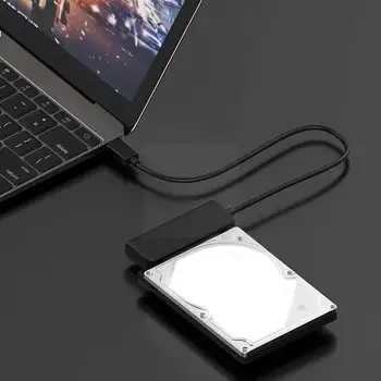 0.2 / 0.45 m 2.5 İnç HDD Sabit Disk Adaptörü SATA USB 3.0 Adaptörü 5Gbps Yüksek Hızlı Veri İletim Kablosu SATA Güç C Z8Q2