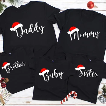 Aile Noel Gömlek Kostüm Çocuk Gömlek Erkek Kız Giyim Çocuk Eşleştirme Kıyafet Merry Christmas Bebek Pijama Anne Kardeş Baba