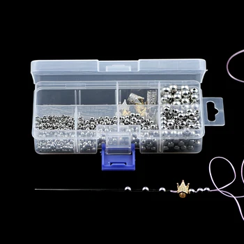 JHNBY Ayarlanabilir 8 Yuvaları Şeffaf Bölme plastik mücevher kutusu saklama kutusu Konteyner Boncuk Küpe Yüzük Hediye Kutuları