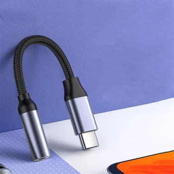 USB Tip C 3.5 mm Adaptör Kulaklık Ses Mini jak Kulaklık Adaptörü Headjack dönüştürücü kablosu Fişi Samsung Telefon Toptan