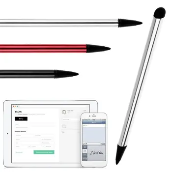 Evrensel dokunmatik ekran kalemi Kapasitif Ekran Rezistif Ekran Çift amaçlı Dokunmatik Kalem Navigasyon Cep Telefonu Stylus Kalem