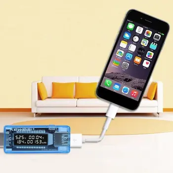 1 ADET Akım Gerilim Kapasitesi Test Cihazı USB Volt Akım gerilim doktoru Şarj Kapasitesi tester ölçer Güç Bankası