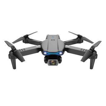 E99Pro RC Drone 4K Profesyonel 1080P Geniş Açı HD Kamera ile Katlanabilir RC Helikopter Kamp 50x Zoom 360° Ateş Erkekler için Hediye