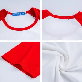 Süblimasyon boş tişört Modal Raglan Düz Renk Yuvarlak Boyun Kısa Kollu Reklam Kültürel Gömlek Yaz Giyim