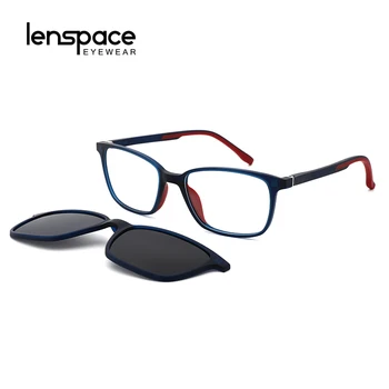 Yeni manyetik Clip-on çocuk güneş gözlüğü erkekler TR90 kare gözlük esnek koruyucu çocuk gözlük gözlük çerçeveleri mavi ışık