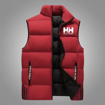 Açık Marka HH erkek Kolsuz Ceket Sıcak Rahat Moda Ceketler Erkek Hediye Koşu Spor Erkek gevşek ceket