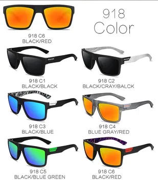 2022 Moda Kare Polarize Güneş Gözlüğü Erkekler Kadınlar Klasik Spor Açık Balıkçılık Seyahat Renkli güneş gözlüğü UV400 Gözlük