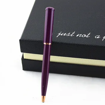 Yaratıcı deri kalem kutusu metal jel okul için kalem ofis kırtasiye hediye lüks kalem otel iş tükenmez kalem
