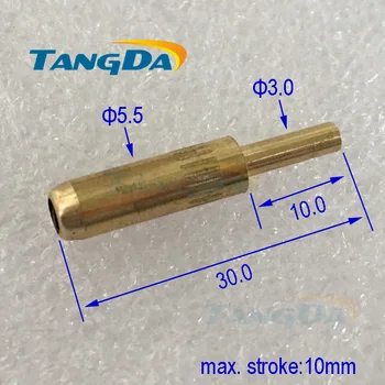 Tangda pogo pin Konnektörler D 5.5 * 30mm Akım pin Pil pin Testi yüksük probu Şarj Bakır iğne A.